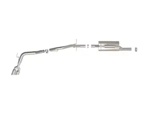 Afe - Advance Flow Engineering - 49-33148-P | aFe Power Vulcan Series 2-1/2 To 3 Inch, 304 Stainless Steel Cat-Back Exhaust System With Polished Tip For Ford Ranger L4-2.3L (t) - Image 4