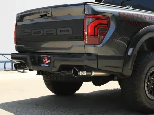 Afe - Advance Flow Engineering - 49-33151-B | aFe Power Vulcan Series 3 To 3-1/2 Inch, 304 Stainless Steel Cat-Back Exhaust System With Black Tip For Ford F-150 Raptor/ Raptor R V6/V8 - Image 4