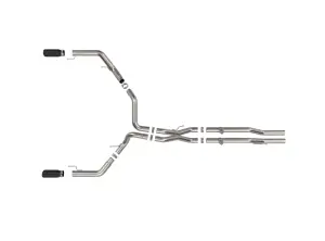 Afe - Advance Flow Engineering - 49-33151-B | aFe Power Vulcan Series 3 To 3-1/2 Inch, 304 Stainless Steel Cat-Back Exhaust System With Black Tip For Ford F-150 Raptor/ Raptor R V6/V8 - Image 6