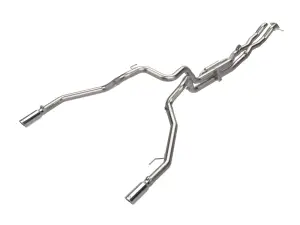 49-33152-P | aFe Power Vulcan Series 3 Inch, 304 Stainless Steel Cat-Back Exhaust System With Polished Tip For Ford Ranger Raptor 24-26 V6-3.0L (tt)