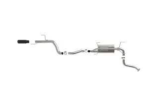 Afe - Advance Flow Engineering - 49-36076-B | aFe Power Vulcan Series 2-1/2 To 3 Inch, 304 Stainless Steel Cat-Back Exhaust System With Black Tip For Toyota Land Cruiser (J250) L4-2.4L (t) - Image 4