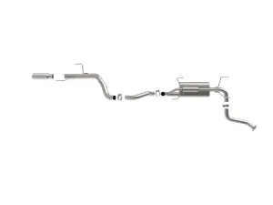 Afe - Advance Flow Engineering - 49-36076-P | aFe Power Vulcan Series 2-1/2 To 3 Inch, 304 Stainless Steel Cat-Back Exhaust System With Polished Tip For Toyota Land Cruiser (J250) L4-2.4L (t) - Image 4