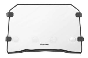 98282010 | Rough Country Vented Full Windshield, Scratch Resistant For Polaris RZR XP 1000 | With Factory Plastic Visor
