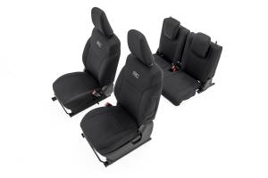 91072 | Rough Country Neoprene Seat Covers, Front & Rear For Suzuki Jimny (2-Door)