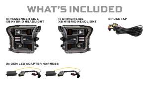 Morimoto - LF550.2 | Morimoto XB Hybrid LED Headlights With White DRL For Ford F-150 | 2015-2017 | Pair - Image 5