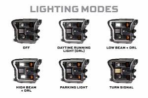 Morimoto - LF550.2 | Morimoto XB Hybrid LED Headlights With White DRL For Ford F-150 | 2015-2017 | Pair - Image 6