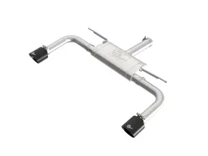 49-36355-B | aFe Power MACH Force-Xp 3 To 2-1/2 Inch, 304 Stainless Steel Axle-Back Exhaust System With Black Tip For BMW 228i Gran Coupe (F44) L4-2.0L (t)