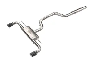 49-36454-C | aFe Power MACH Force-Xp 3 To 2-1/2 Inch, 304 Stainless Steel Cat-Back Exhaust System With Carbon Fiber Tip For Volkswagen GTI (MKVIII) L4-2.0L (t)