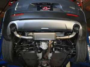 Afe - Advance Flow Engineering - 49-37036-B | aFe Power Takeda 2-1/2 Inch, 304 Stainless Steel Axle-Back Exhaust System With Black Tip For Mazda CX-50 L4-2.5L/2.5L (t) - Image 4