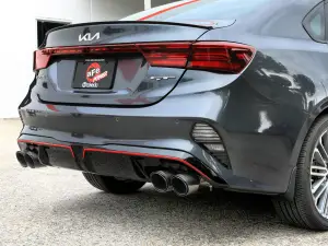 Afe - Advance Flow Engineering - 49-37039-C | aFe Power Takeda 3 To 2-1/2 Inch, 304 Stainless Steel Axle-Back Exhaust System With Carbon Fiber Tips For Kia Forte GT L4-1.6L (t) - Image 2