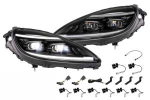 LF2-460Y | Morimoto XB Evo Hybrid LED Headlights For Chevrolet Corvette C6
