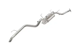 49-46075 | aFe Power Rock Basher 2-1/2 Inch 409 Stainless Steel Cat-Back Hi-Tuck Exhaust System For Toyota Land Cruiser (J250) L4-2.4L (t)