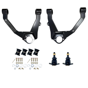 KRUCA13 | Kryptonite Upper Control Arm Kit (2014-18 Silverado, Sierra 1500 | 2014-2018 Suburban, Tahoe, Yukon with OE Cast Aluminum or Stamped Steel Arms)