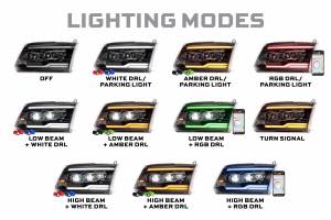 Morimoto - LF2-520R | Morimoto XRGB Evo LED Headlights For Ram 1500 / Ram HD - Image 5