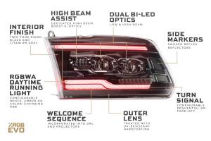 Morimoto - LF2-520R | Morimoto XRGB Evo LED Headlights For Ram 1500 / Ram HD - Image 6