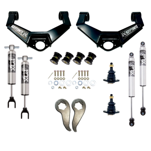 Kryptonite - KR20STAGE3FOXHTO | Kryptonite Stage 3 Leveling Kit With Fox 2.5 HTO Shocks For Chevy/GMC 2500HD/3500HD - Image 1