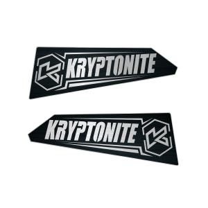 Kryptonite - KRUCA11PLATES | Kryptonite Upper Control Arm Stainless Logo Plates For Chevy/GMC 2500HD/3500HD - Image 1