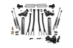 BDS1223H | BDS Suspension 4 Inch Lift Kit 4-Link Conversion For Ford F-450 Super Duty 4WD | NX2 Nitro Series Shocks