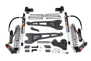 BDS1224PES | BDS Suspension 4 Inch Lift Kit With Radius Arms For Ford F-450 Super Duty 4WD | Fox 2.5 Performance Elite Coil-Over Conversion | Fox 2.5 Performance Elite Shocks