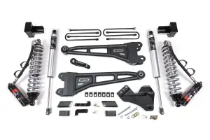 BDS1226PPS | BDS Suspension 4 Inch Lift Kit With Radius Arms For Ford F-450 Super Duty 4WD | Fox 2.5 Performance Elite Coil-Over Conversion | Fox 2.5 Performance Series HTO Shocks
