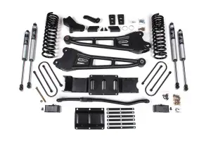 BDS2154FS | BDS Suspension 4 Inch Lift Kit With Radius Arms For Ram 3500 4WD | 3 Inch Block Kit With OE Air Assist | Fox 2.0 Performance Series Shocks | Diesel