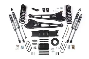 BDS2139FS | BDS Suspension 6 Inch Lift Kit With Radius Arms For Ram 3500 4WD Diesel | 4 Inch Block Kit | 8 Bolt Index Ring | Fox 2.0 Performance Series Shocks