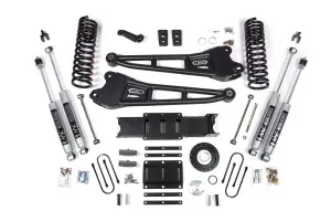 BDS2139H | BDS Suspension 6 Inch Lift Kit With Radius Arms For Ram 3500 4WD Diesel | 4 Inch Block Kit | 8 Bolt Index Ring | NX2 Nitro Series Shocks