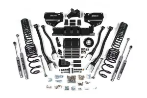 BDS2138H | BDS Suspension 4 Inch Extended Travel 4-Link Lift Kit For Ram 2500 4WD Diesel | Coil Spring & Bump Stop Extension | NX2 Nitro Series Shocks