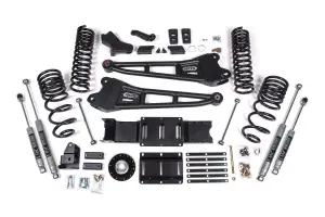 BDS2135H | BDS Suspension 6 Inch Extended Travel Lift Kit With Radius Arms For Ram 2500 4WD Diesel | Coil Spring & Bump Stop Extension | NX2 Nitro Series Shocks