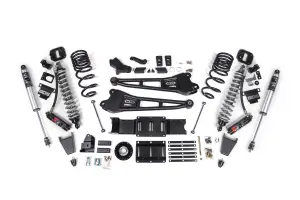 BDS2137PPS | BDS Suspension 4 Inch Extended Travel Lift Kit With Radius Arms For Ram 2500 4WD Diesel | Coilover & Rubber Bump Stop | Fox 2.5 Performance Series HTO Shocks