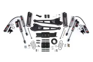 BDS2134FPE | BDS Suspension 6 Inch Lift Kit With Radius Arms For Ram 3500 4WD Diesel | 5 Inch Block Kit | 8 Bolt Index Ring | Fox 2.5 Performance Elite Shocks