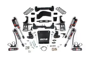 BDS1820FPE | BDS Suspension 4.5 Inch Lift Kit For Chevrolet Silverado / GMC Sierra 2500 HD / 3500 HD 4WD | Rear Lift 3 Inch Block Kit With Overload | Fox 2.5 Performance Elite Shocks