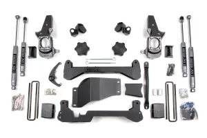 BDS192H | BDS Suspension 4.5 Inch Lift Kit For Chevrolet Silverado / GMC Sierra 2500HD / 3500HD SRW 4WD | Standard Knuckle | NX2 Nitro Series Shocks