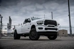 BDS Suspension - BDS2155FPE | BDS Suspension 4 Inch Extended Travel Lift Kit With 4-Link For Ram 3500 4WD Diesel | Coil Spring / Bump Stop Extension | Rear 3 Inch Lift Block Kit Without Overload | Fox 2.5 Performance Elite Shocks - Image 3