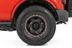 Rough Country - 79181217A | Rough Country 79 Series Wheel, 6X135 Bolt Pattern | Semi Gloss Black/Bronze / 18x9 / -12mm - Image 10