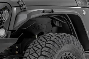 Rough Country - 4194A | Rough Country Wheel Well Liners For Jeep Wrangler Unlimited 2WD/4WD | Front - Image 3