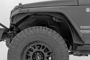 Rough Country - 4194A | Rough Country Wheel Well Liners For Jeep Wrangler Unlimited 2WD/4WD | Front - Image 2