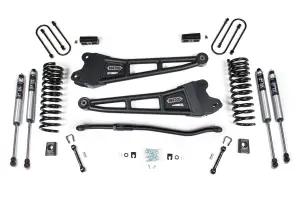 BDS2148FS | BDS Suspension 3 Inch Lift Kit With Radius Arm For Ram 3500 4WD Diesel | Coil Spring / Bump Stop Extension | Rear 2 Inch Lift Block Kit Without Overload | Fox 2.0 Performance Series Shocks