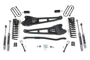 BDS2148H | BDS Suspension 3 Inch Lift Kit With Radius Arm For Ram 3500 4WD Diesel | Coil Spring / Bump Stop Extension | Rear 2 Inch Lift Block Kit Without Overload | NX2 Nitro Series Shocks