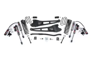 BDS2149FPE | BDS Suspension 3 Inch Lift Kit With Radius Arm For Ram 3500 4WD Diesel | Coil Spring / Bump Stop Extension | Rear 2 Inch Lift Block Kit With Overload | Fox 2.5 Performance Elite Shocks