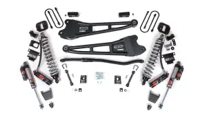 BDS2148PES | BDS Suspension 3 Inch Lift Kit With Radius Arm For Ram 3500 4WD Diesel | Coilover / Rubber Bump Stop | Rear 2 Inch Lift Block Kit Without Overload | Fox 2.5 Performance Elite Shocks