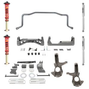 150201HK | Belltech 7-9 Inch Complete Lift Kit with Trail Performance Coilovers / Shock & Sway Bars (2007-2016 Silverado, Sierra 1500 2WD/4WD | OEM Cast Steel Control Arms)