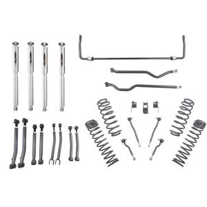 153205TPS | Belltech 4 Inch Complete Lift Kit with Trail Performance Shocks & Sway Bar (2018-2026 Wrangler JL)