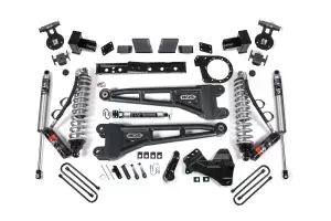 BDS2260PPS | BDS Suspension 7 Inch Lift Kit With Radius Arm & Fox 2.5 Performance Elite Coilover Conversion For Ford F-350 Super Duty DRW 4WD Diesel | Fox 2.5 Performance Series HTO Shocks