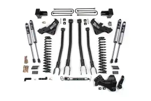 BDS2264FS | BDS Suspension 5 Inch Lift Kit With 4 Link For Ford F-250 / F-350 Super Duty 4WD Diesel | Rear 3 Inch Lift Block Kit Without Overload | Fox 2.0 Performance Series Shocks