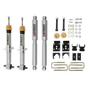 1000SP | 1 to 3 Inch Front / 5.5 Inch Rear Lowering Kit Complete Lowering Kit with Street Performance Shocks (2015-2020 F150 2WD)