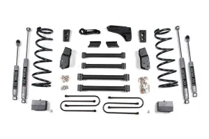 BDS265H | BDS Suspension 6 Inch Lift Kit For Ram 2500 / 3500 4WD Diesel | Rear 4 Inch Block Kit | 4 Inch Axle | NX2 Nitro Series Shocks