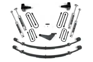 BDS321H | BDS Suspension 4 Inch Lift Kit For Ford F-250 / F-350 Super Duty 4WD | Radius Front U-Bolt | Rear Lift Without Factory Overload | NX2 Nitro Series Shocks