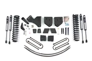 BDS338FS | BDS Suspension 6 Inch Lift Kit For Ford F-250 / F-350 Super Duty 4WD Gas | Rear Lift 3 Inch Block Kit & Add-A-Leaf With Overload | Fox 2.0 Performance Series Shocks