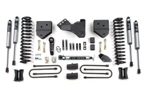 BDS343FS | BDS Suspension 4 Inch Lift Kit For Ford F-250 / F-350 Super Duty 4WD Diesel | Rear Lift Block Kit Without Factory Overload | Fox 2.0 Performance Series Shocks